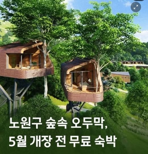 오두막 이미지