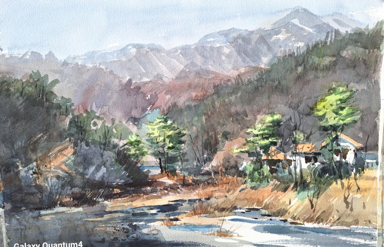 수채화 이미지