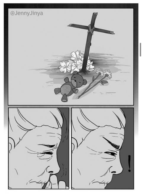 검은 고양이를 위로하는 사신 '해외 네티즌들 눈물 펑펑' | 인스티즈