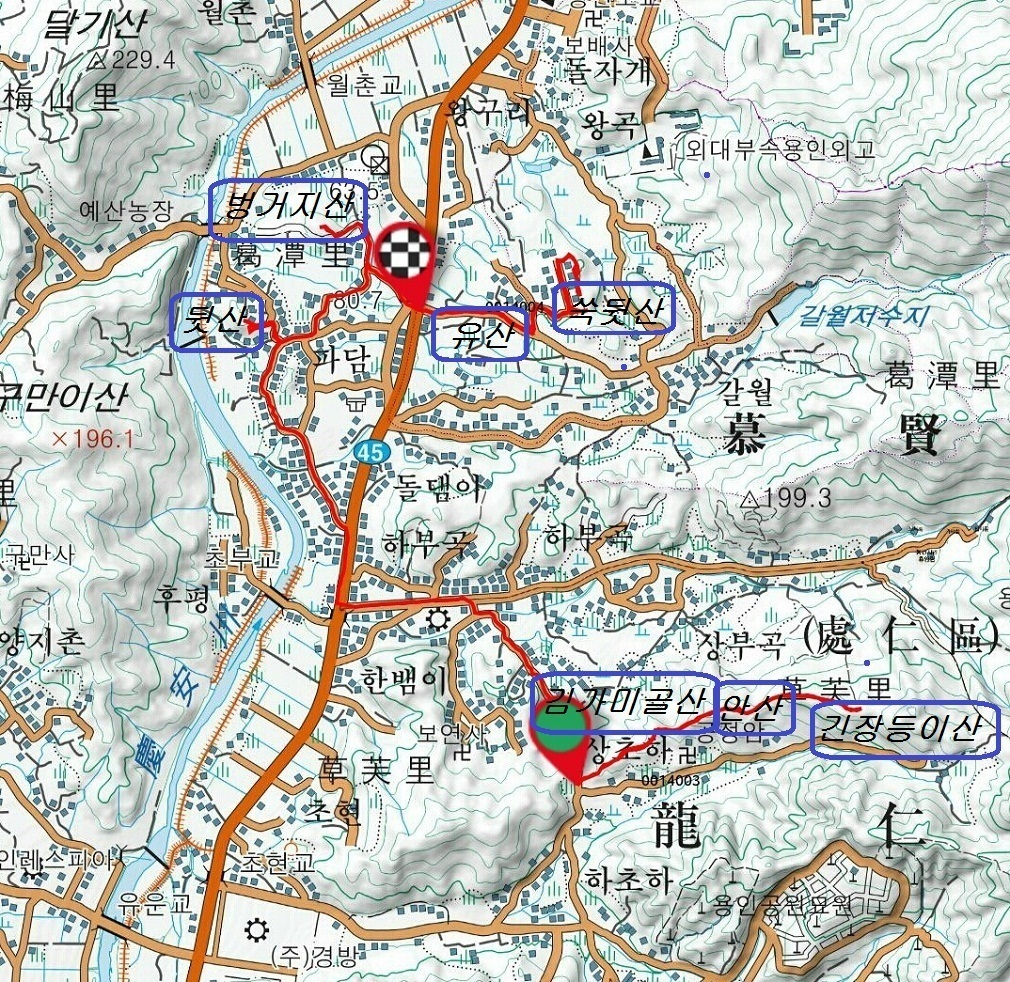 긴장등이산 이미지