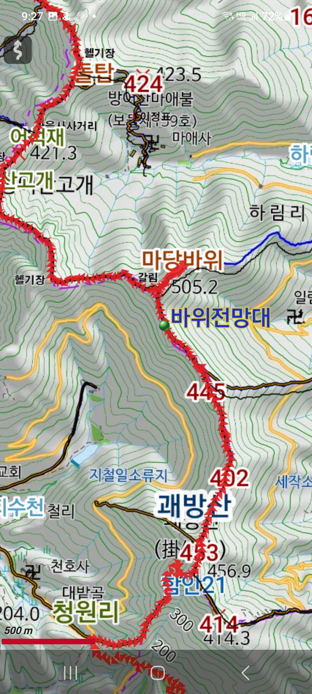 진주 방어산 부분 새트랙 - 경상도 - 안드로이드 gps & earth 안드로이드 gps & earth