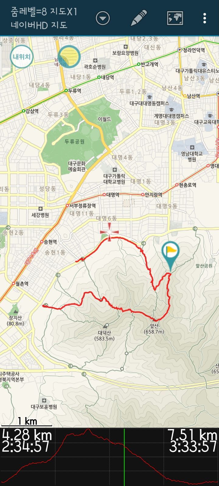 앞산공원 이미지