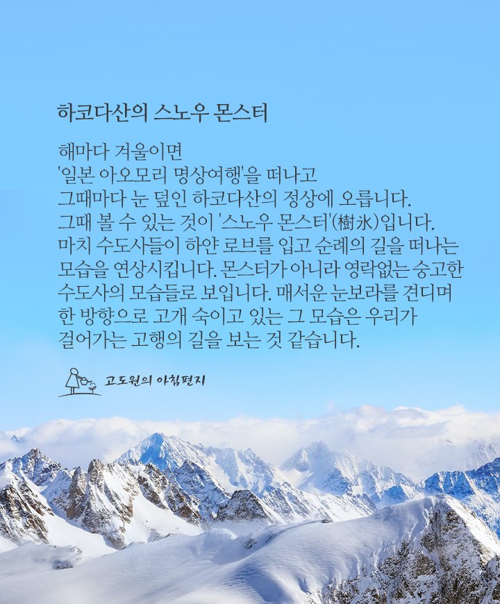 스노우몬스터 이미지
