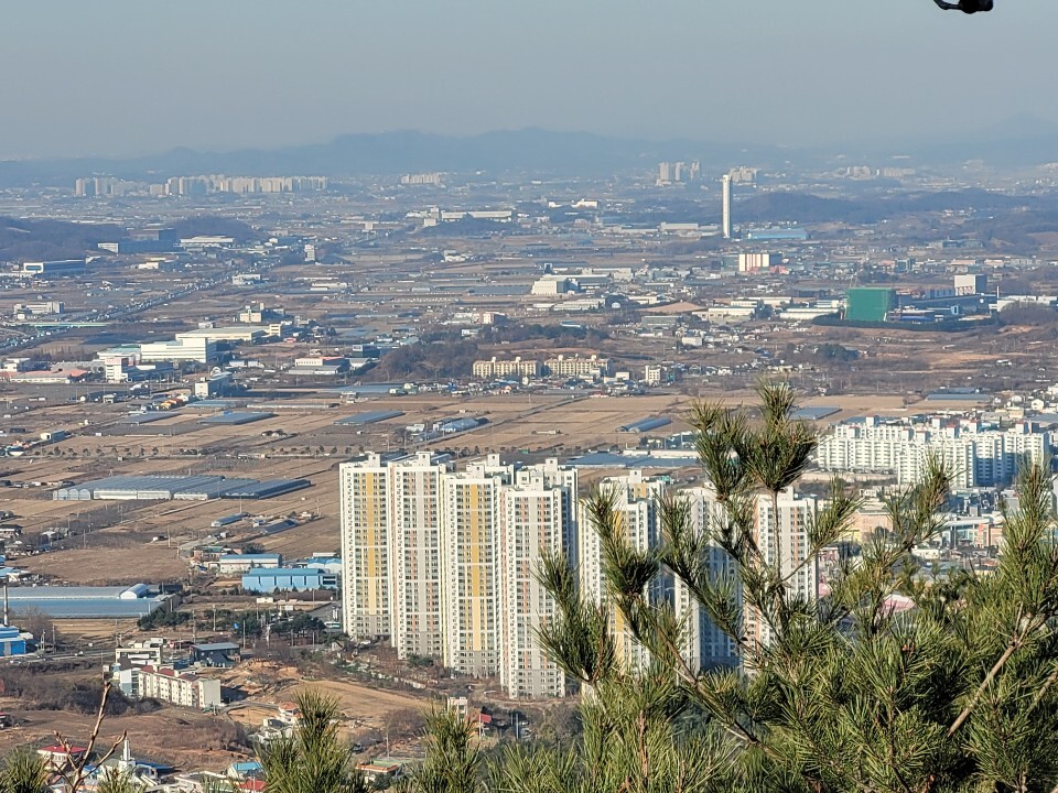모래봉에서본 남창 마을 및 서해 행담도 - 남창마을 사진 자료실 - 남창마을