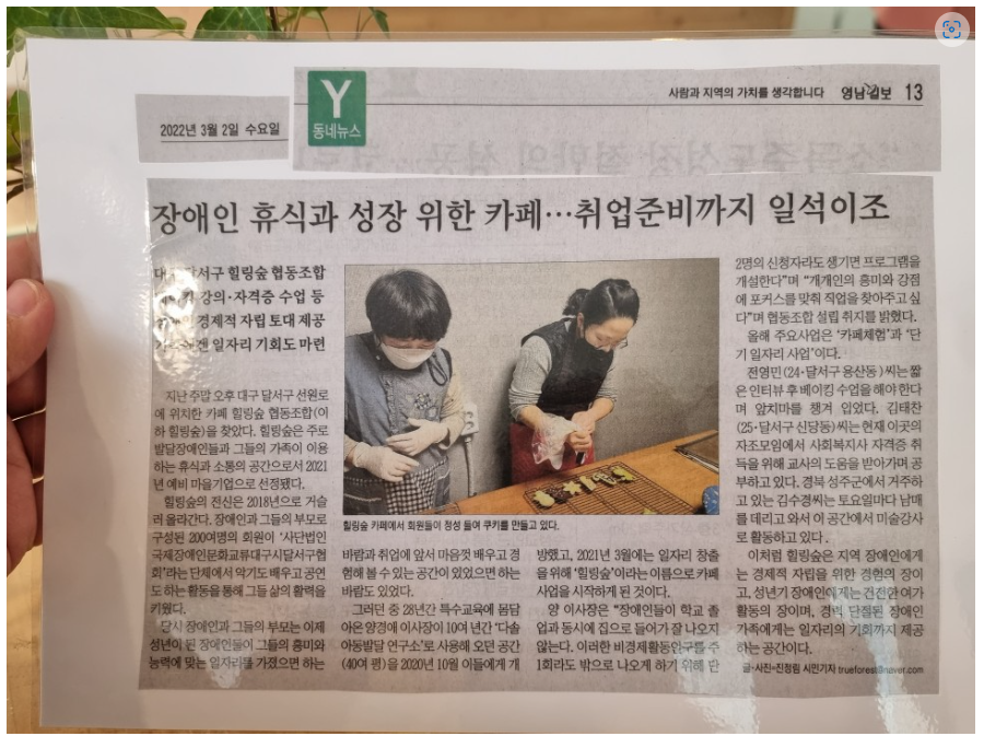 힐링숲협동조합 이미지