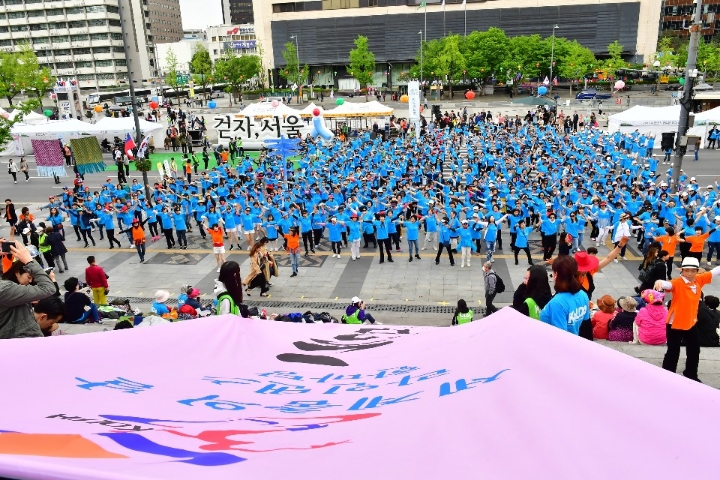 28.(일) 서울 본협회에서 세계춤의날 라인댄스 한마당 모습입니다 - 라인댄스 활동사항 - 사)한국라인댄스협회 대구*경북지회&교육관... 