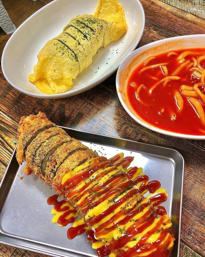 빨간떡볶이&빨간김밥 이미지