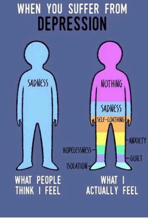 우울증을 앓으면 늘 슬픈 게 아니라 실제로는... | 인스티즈