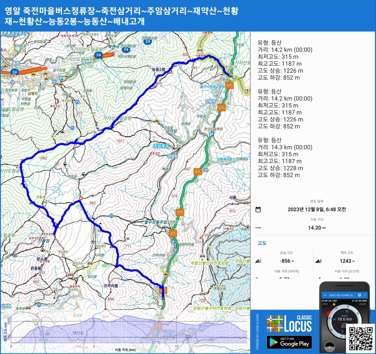 배내 삼거리 이미지