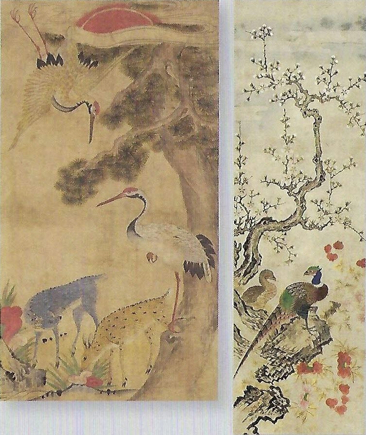 01. 화조도(花鳥圖) - 한국의 전통문화 - 오디오와 컴퓨터