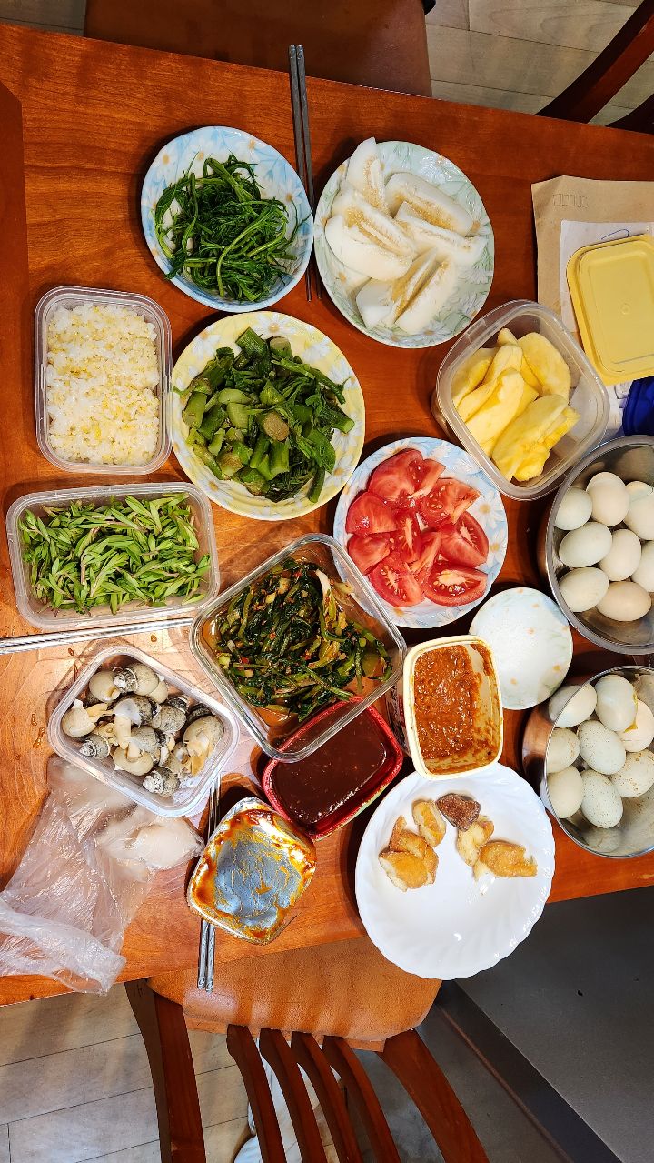 아침밥상 이미지