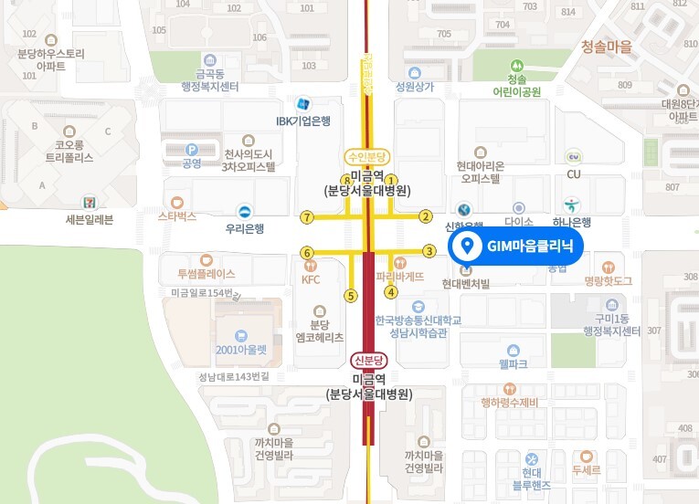 파리바게뜨신분당선 이미지