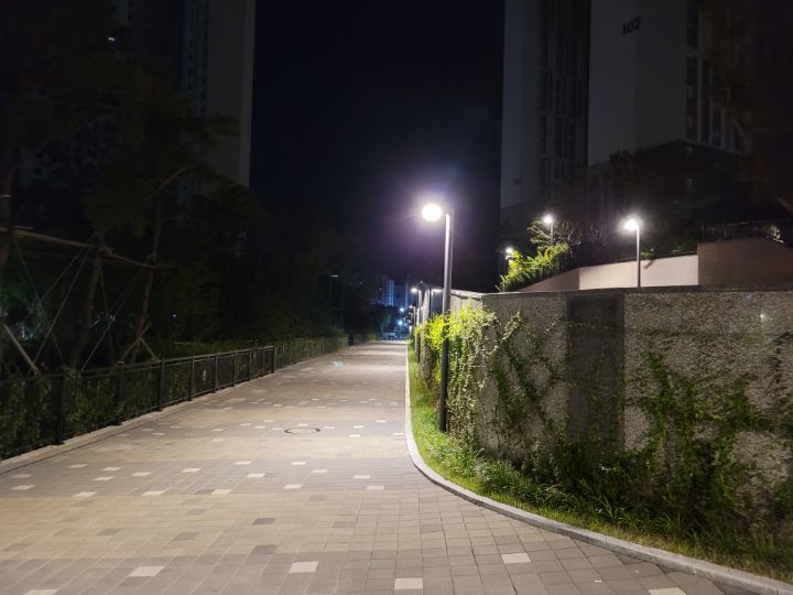 가로등 이미지