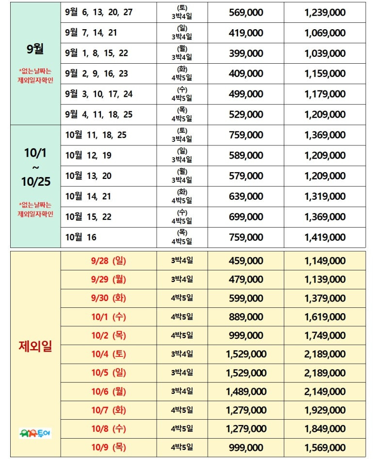 정투어여행사 이미지