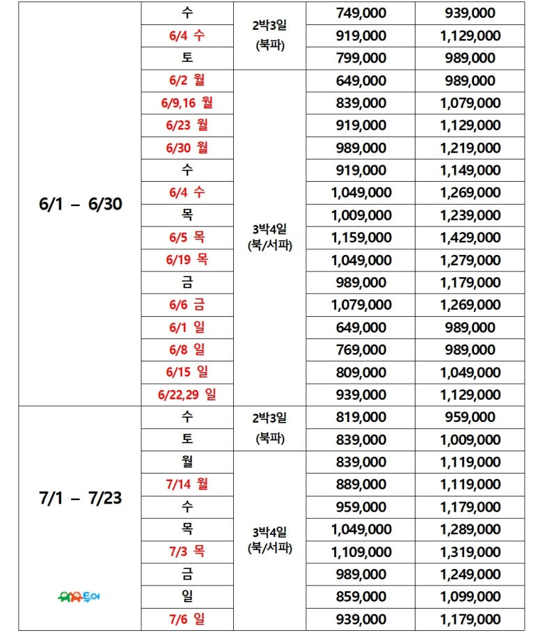 정투어여행사 이미지