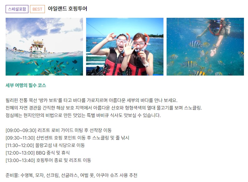세부전문투어 이미지