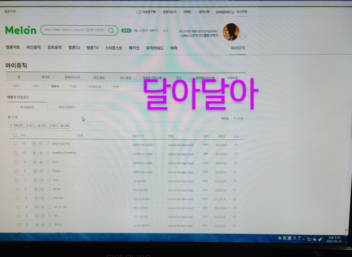 달아달아 이미지