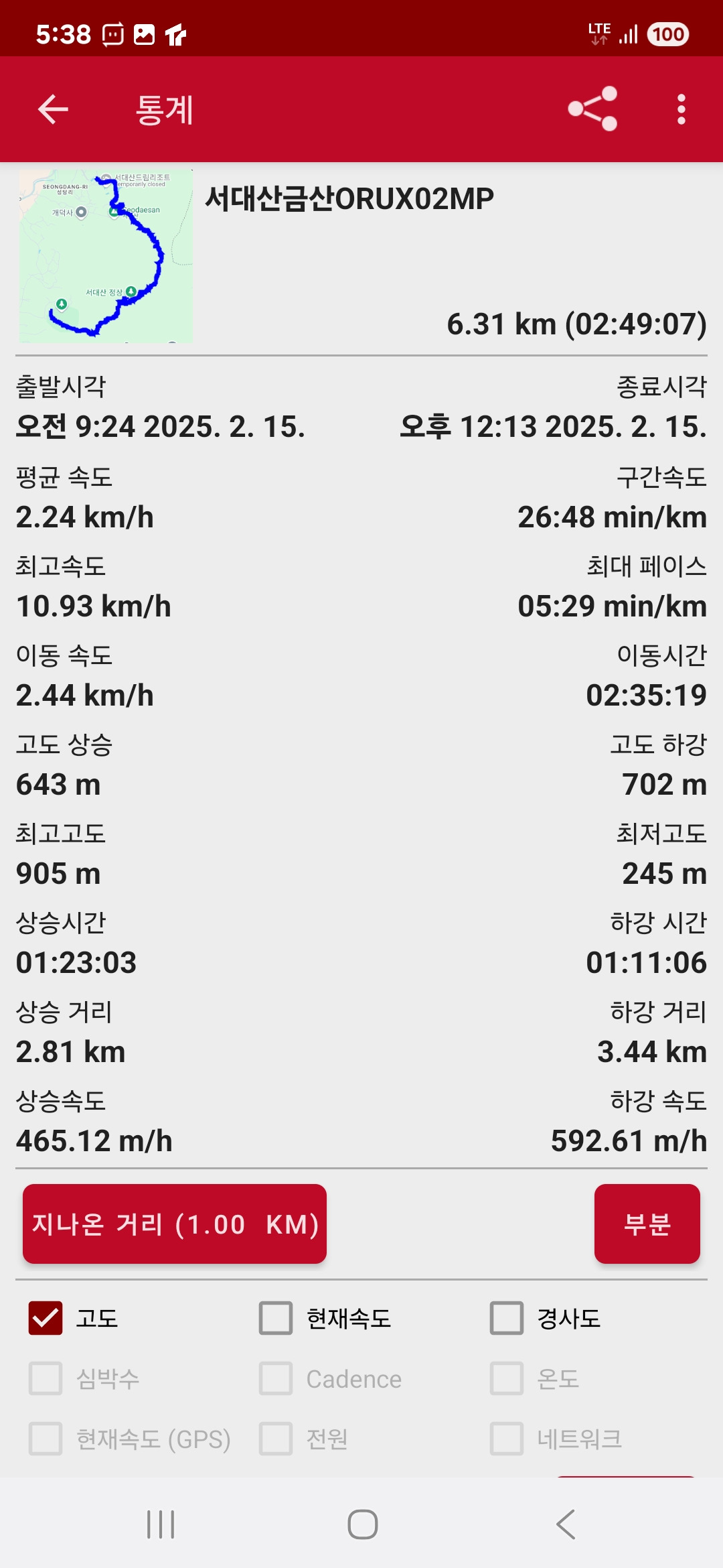 서대산 이미지
