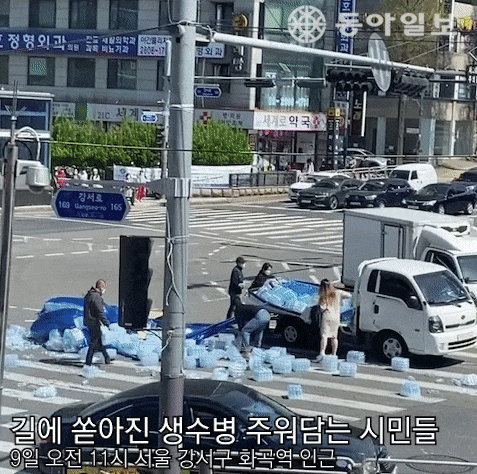 도로 위 사고를 본 한국 시민들 인성 | 인스티즈