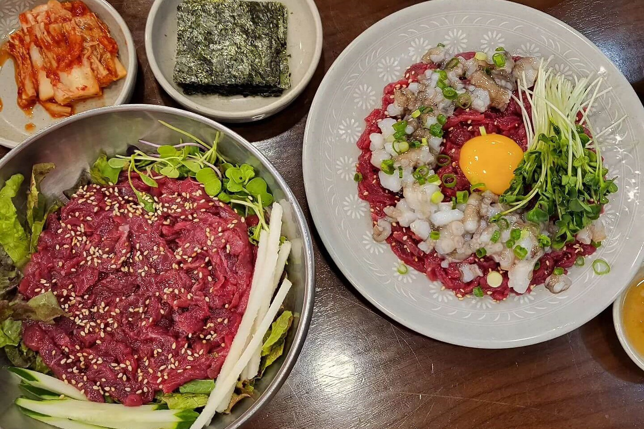 육회비빔라면