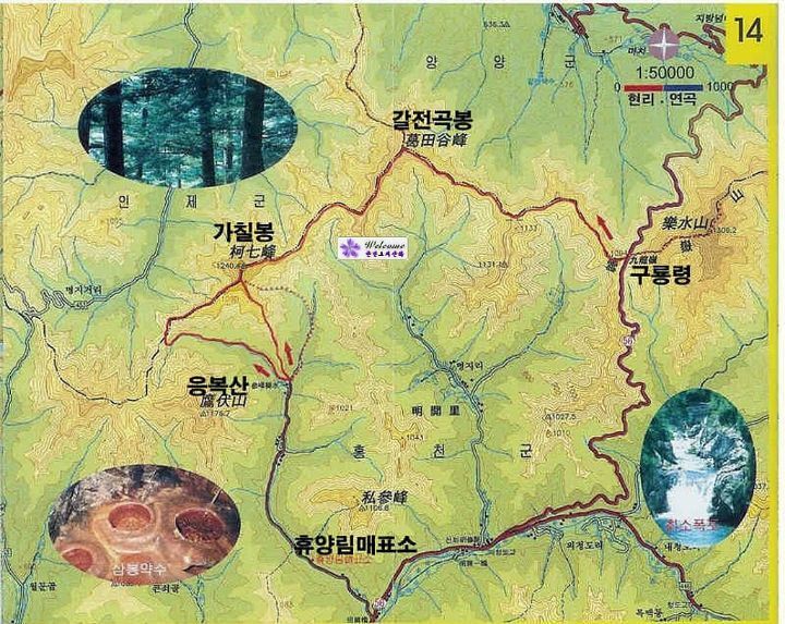 삼봉자연휴양림(상) 이미지