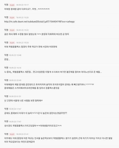 여시에서 특정 대학 치려고 한 개음침한짓 (주어:이화여대) | 인스티즈