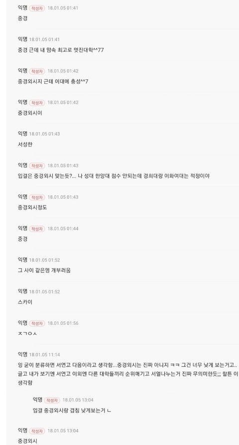 여시에서 특정 대학 치려고 한 개음침한짓 (주어:이화여대) | 인스티즈