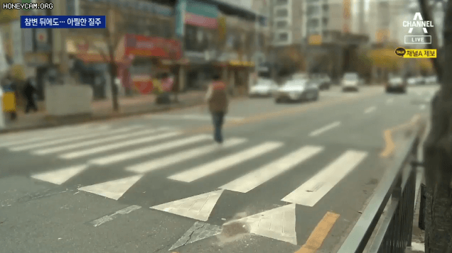 2살 아기 사망사고가 난 바로 다음날 사고 장소 횡단보도 상황...gif | 인스티즈