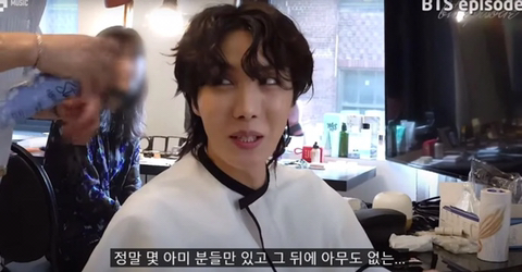 변함없이 쓸 데 없는 걱정을 했던 것이 밝혀진 방탄 제이홉 | 인스티즈