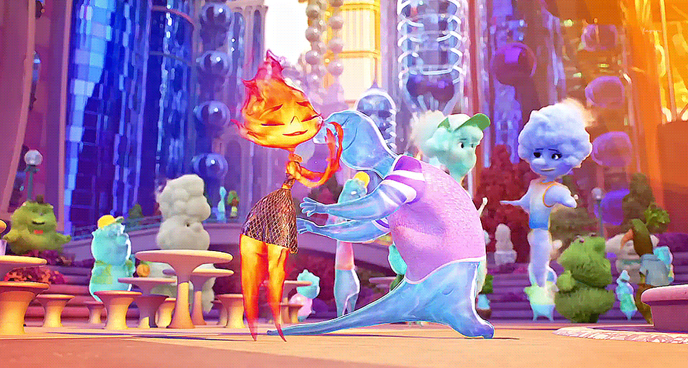 (스포) 영상미 미친 엘리멘탈 그 장면씬.gif | 인스티즈