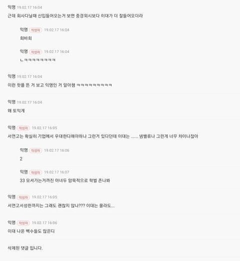 여시에서 특정 대학 치려고 한 개음침한짓 (주어:이화여대) | 인스티즈