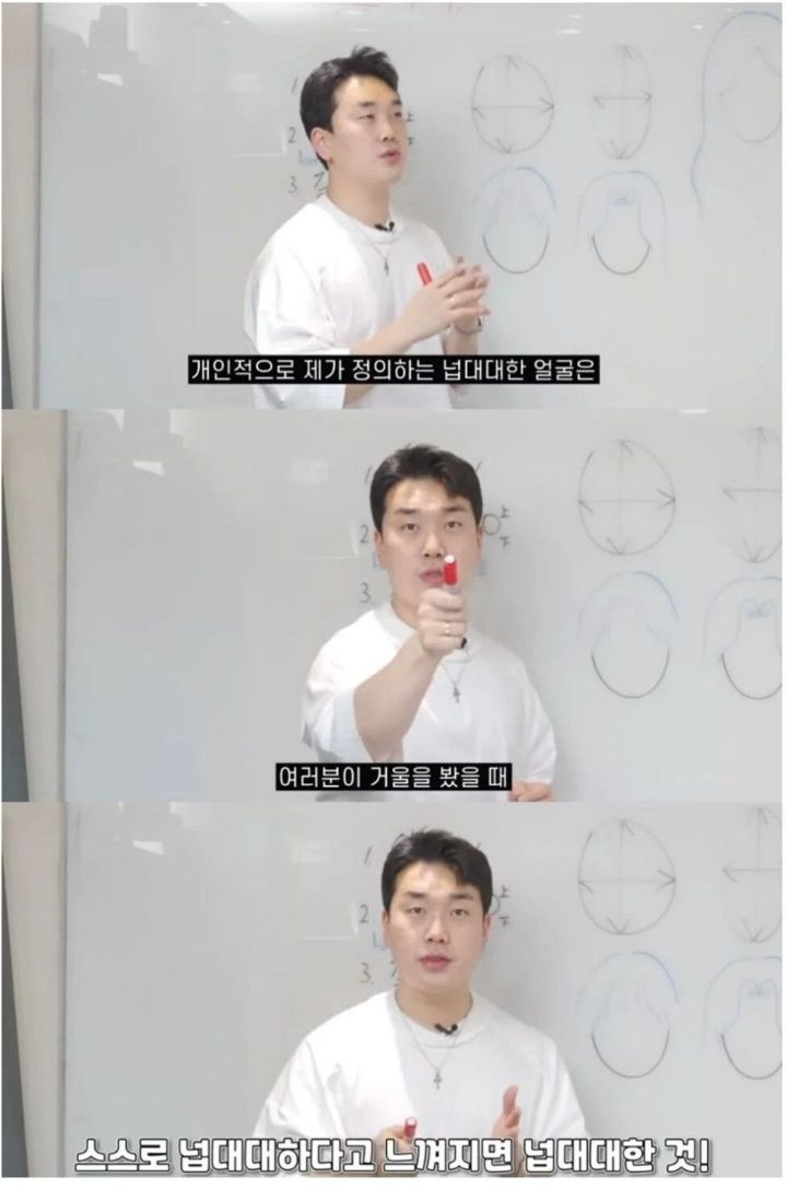 본인 얼굴이 넙데데한지 알 수 있는 가장 정확한 방법.jpg | 인스티즈