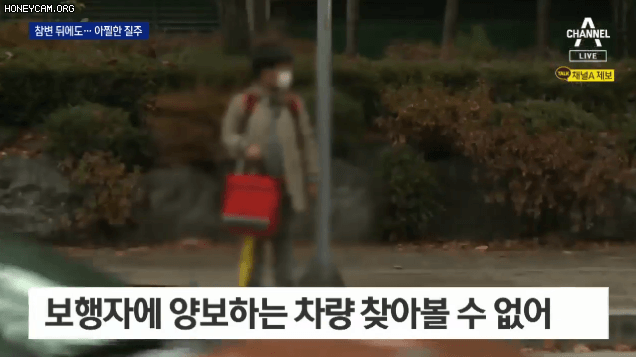 2살 아기 사망사고가 난 바로 다음날 사고 장소 횡단보도 상황...gif | 인스티즈