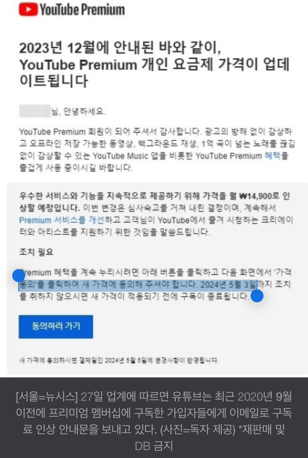 잡은 물고기인 걸까…유튜브, 장기 가입자도 72% 요금인상 - 동네마당 - 소주담(談) : 소소한 주민들의 이야기