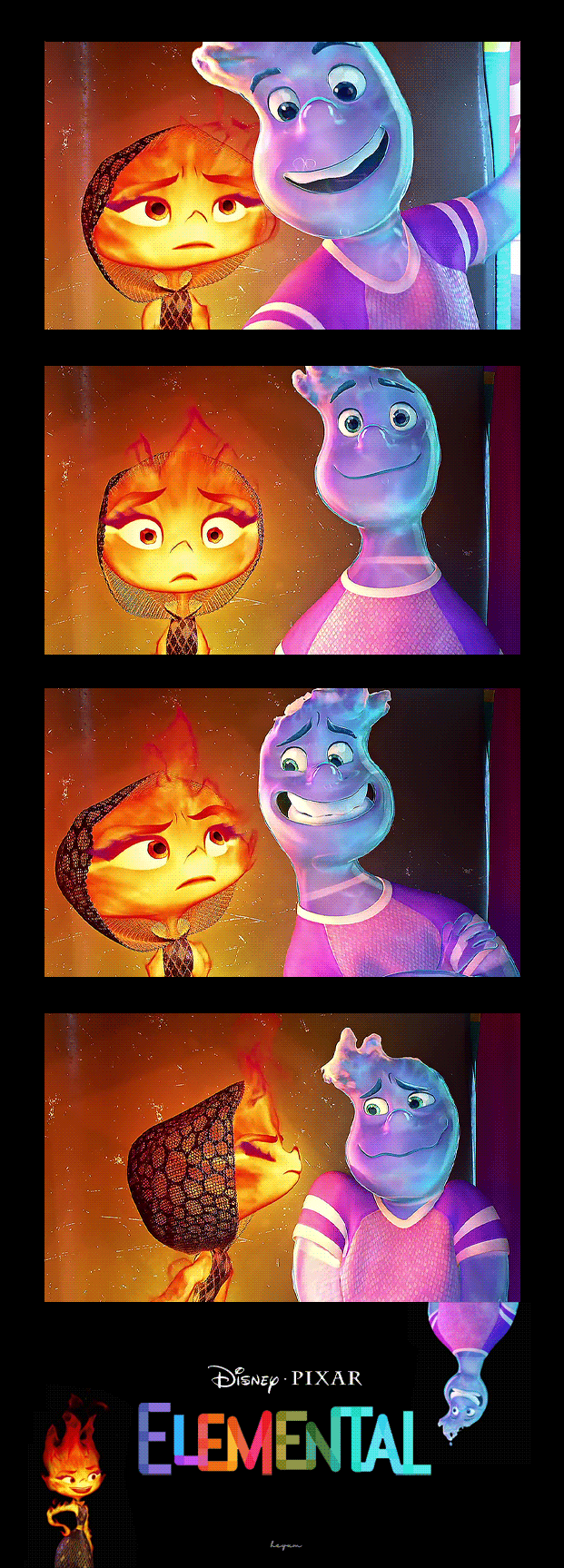 (스포) 영상미 미친 엘리멘탈 그 장면씬.gif | 인스티즈