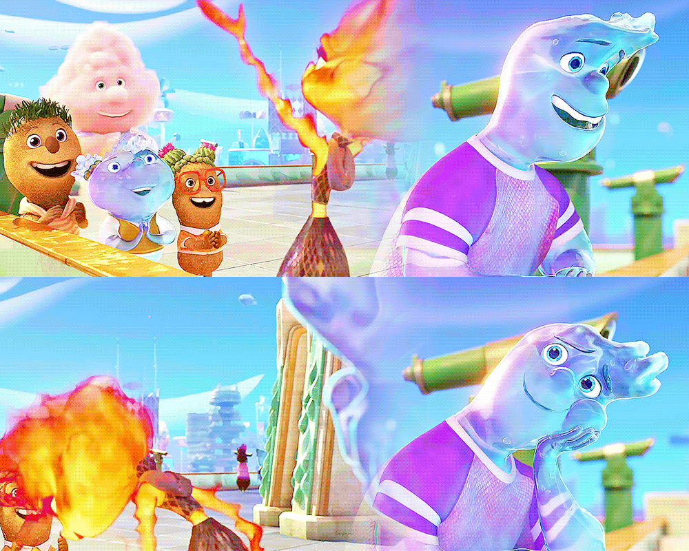 (스포) 영상미 미친 엘리멘탈 그 장면씬.gif | 인스티즈