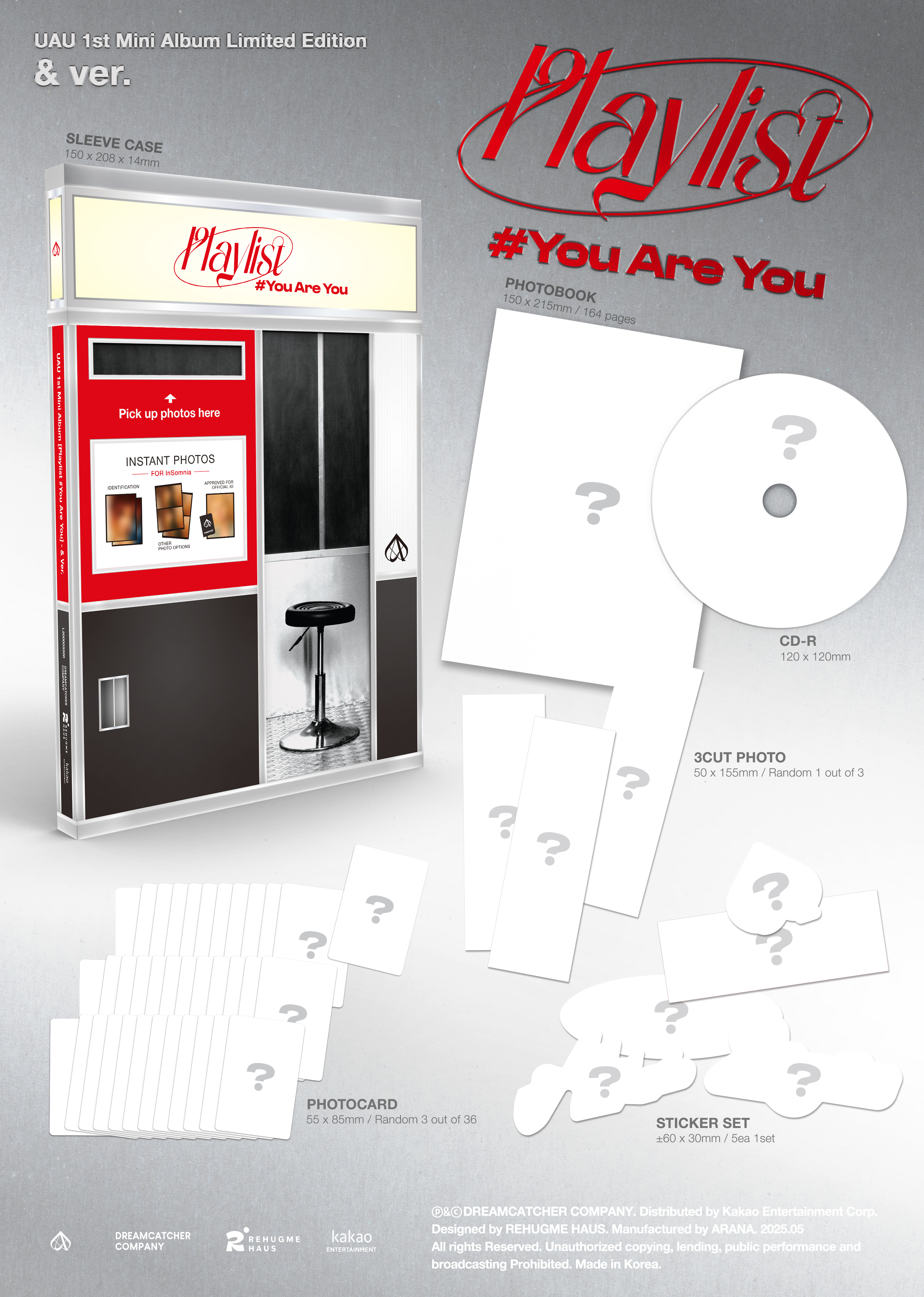 UAU(유아유) 1st Mini Album [Playlist #You Are You] 앨범 예약