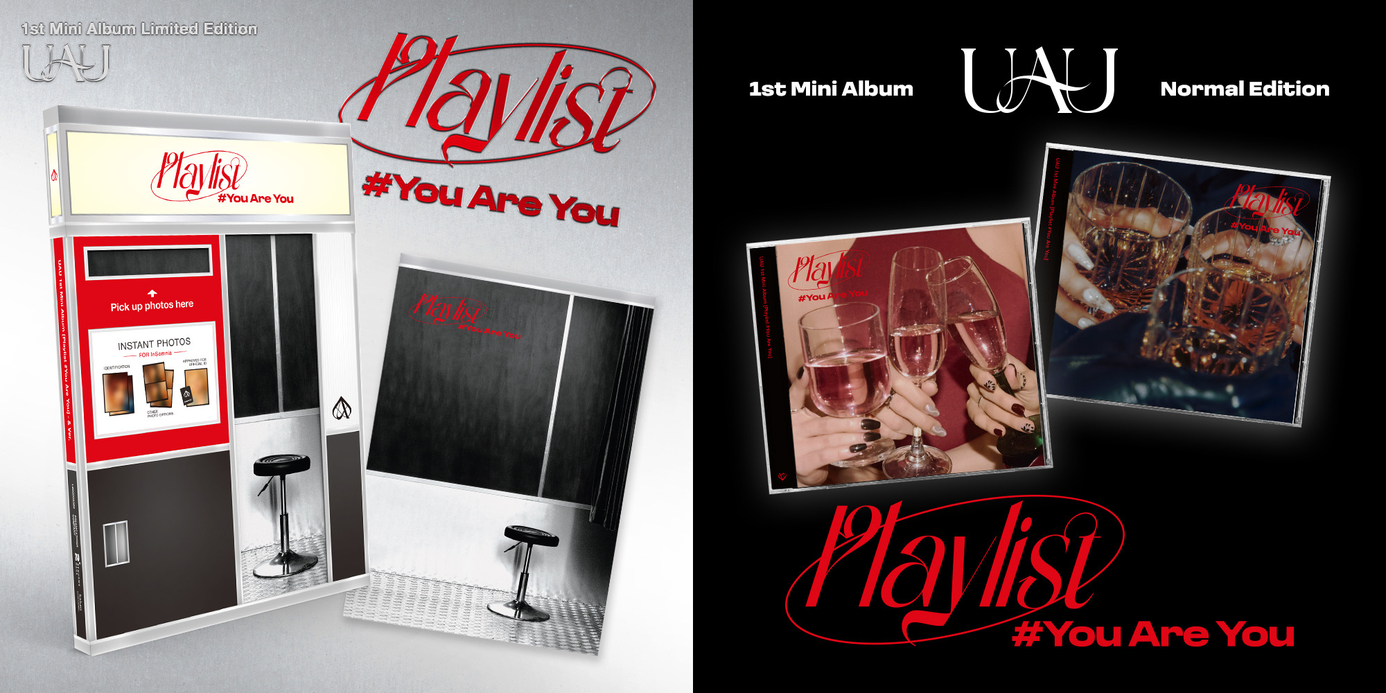 UAU(유아유) 1st Mini Album [Playlist #You Are You] 앨범 예약
