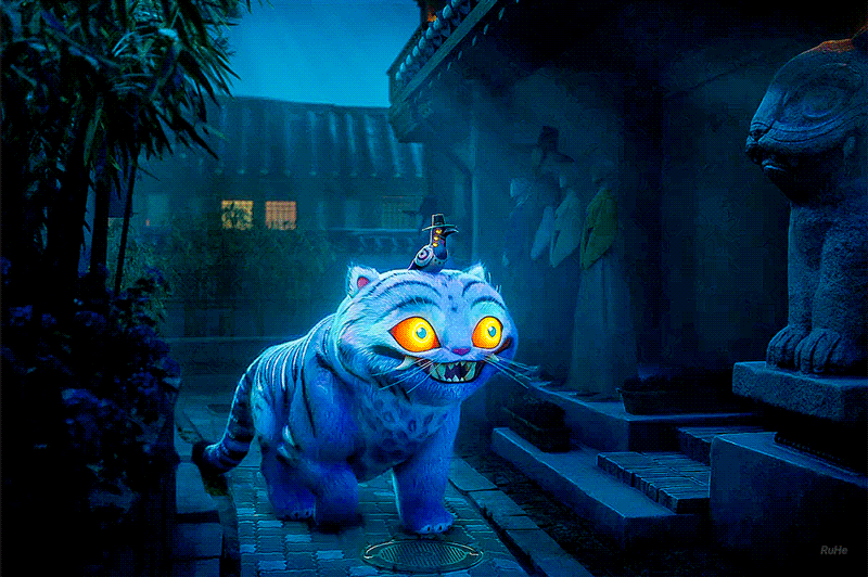 케이팝데몬헌터스에 나오는 한국 호랑이 귀여워... 얼마나 귀엽냐면.gif | 인스티즈