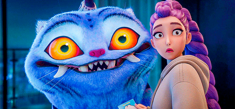 케이팝데몬헌터스에 나오는 한국 호랑이 귀여워... 얼마나 귀엽냐면.gif | 인스티즈