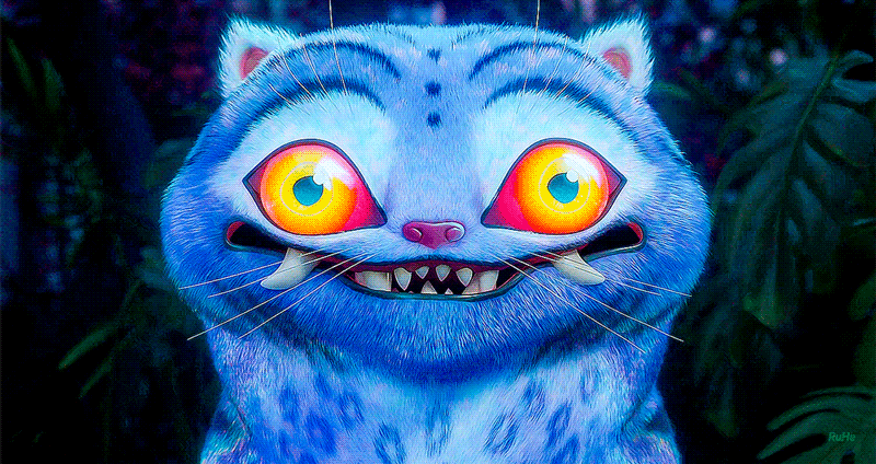 케이팝데몬헌터스에 나오는 한국 호랑이 귀여워... 얼마나 귀엽냐면.gif | 인스티즈