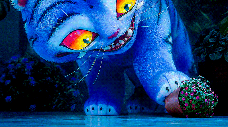 케이팝데몬헌터스에 나오는 한국 호랑이 귀여워... 얼마나 귀엽냐면.gif | 인스티즈