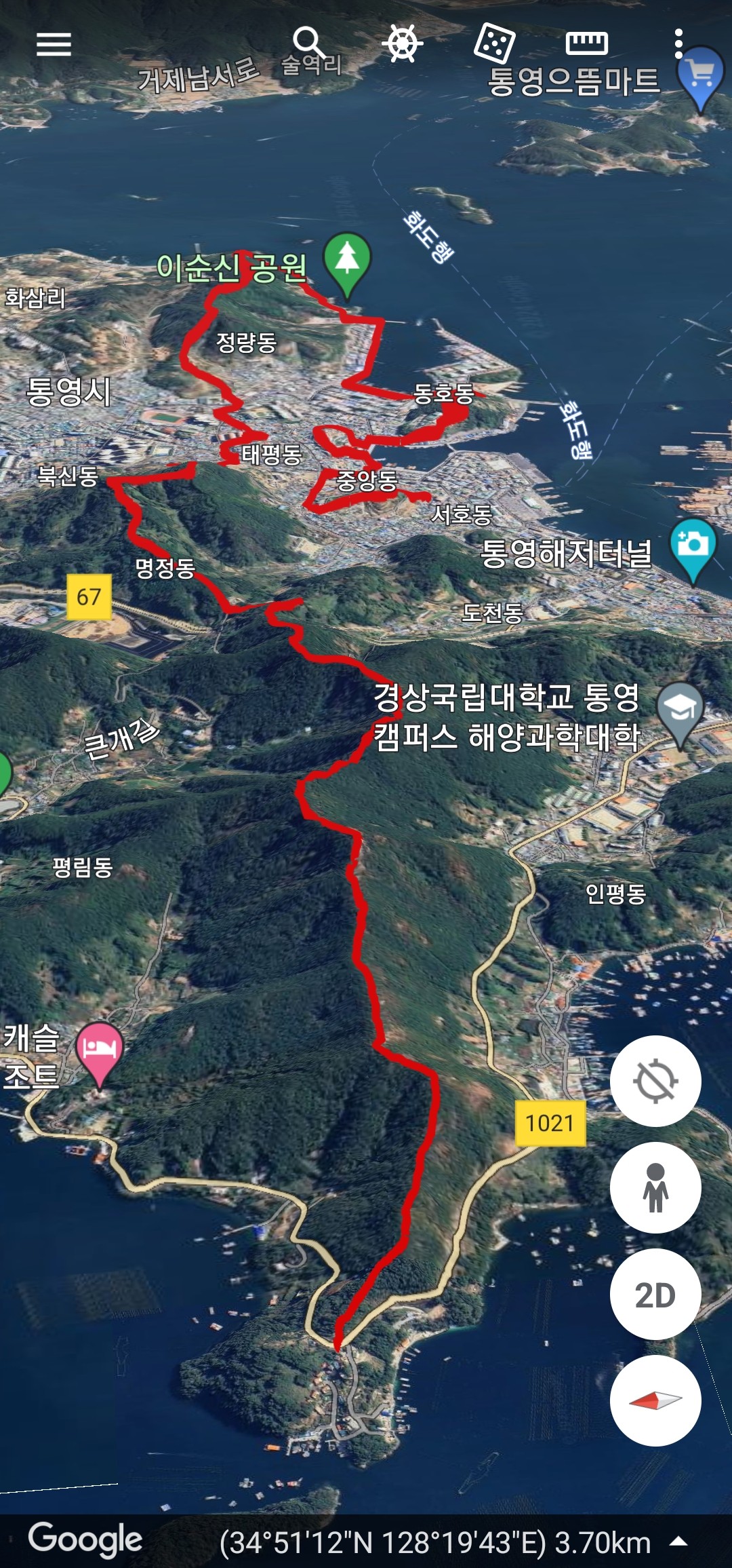 통영명정마루 이미지