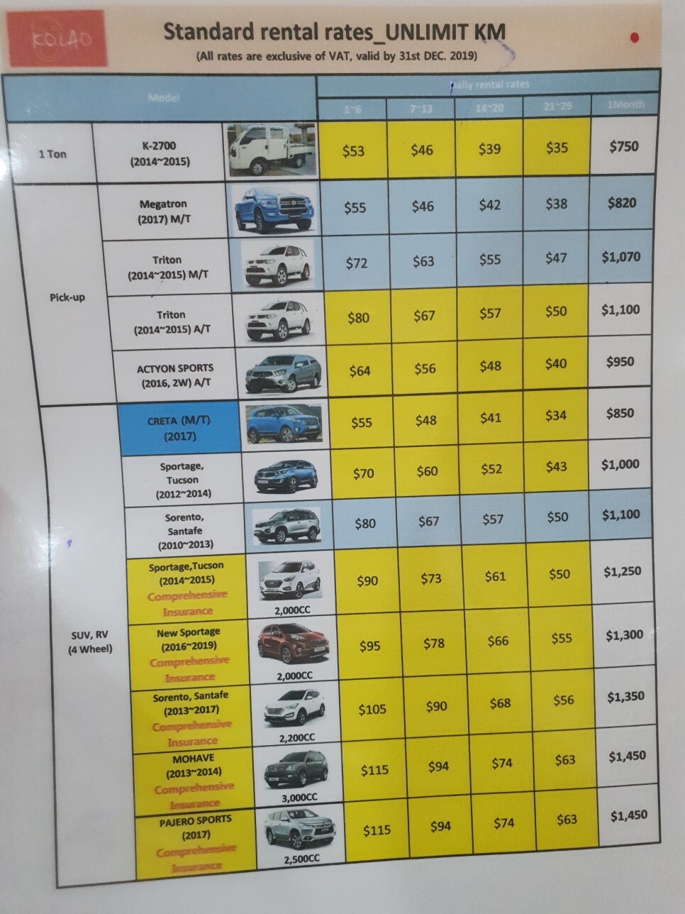 유렌트카 이미지