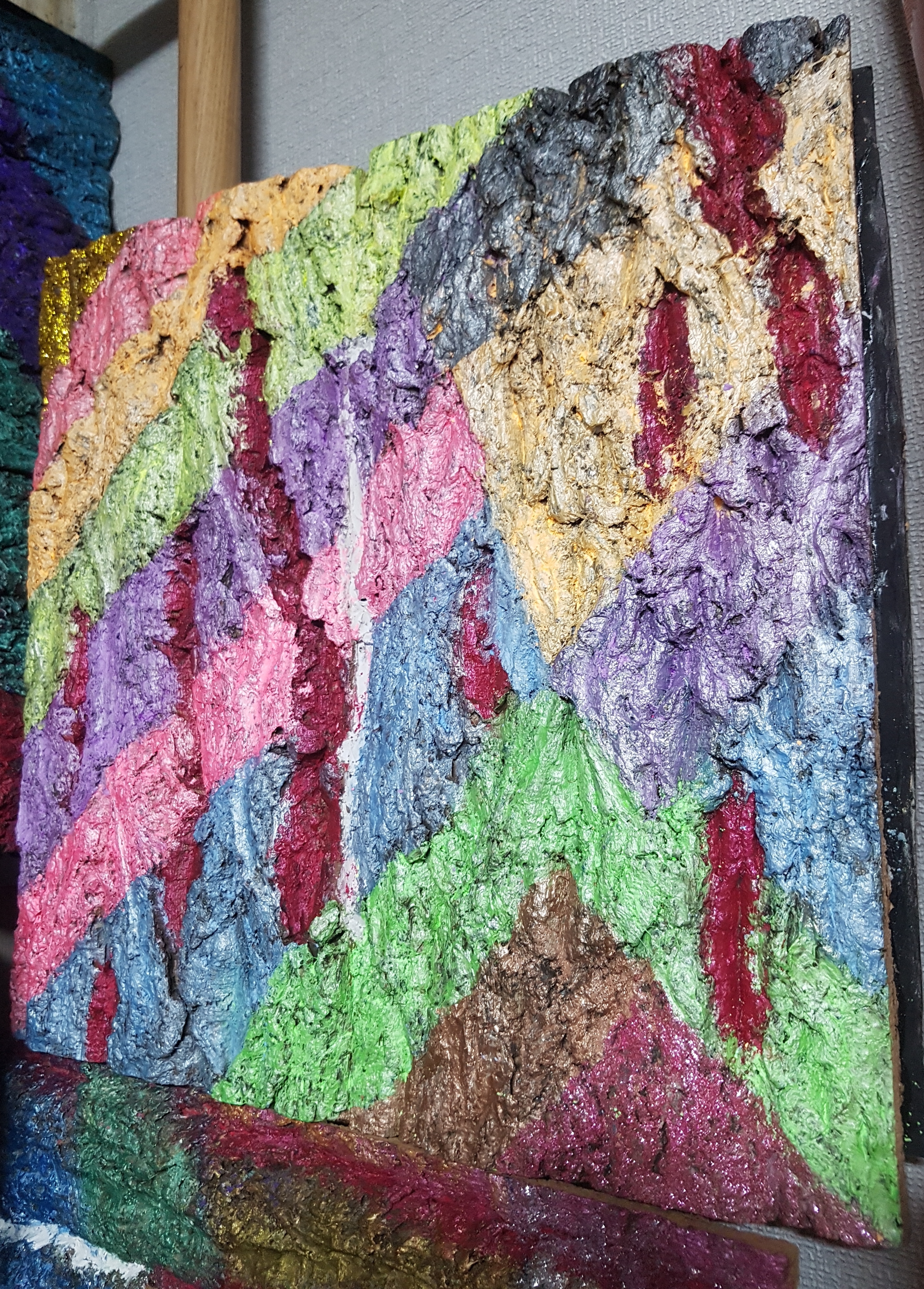 파스텔 일월오봉도.2022.09.남인우 화가 ,UN국제안보 명예박사,대학원 대의회 의장,의원,은평구,대선,총선,화가,그림,미술,일러스트  - 예술작품 - 서울사이버특수대학원의회,총학생회,원우회,총동문회,남인우,UN