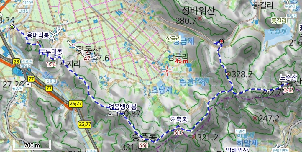 깃대봉 이미지