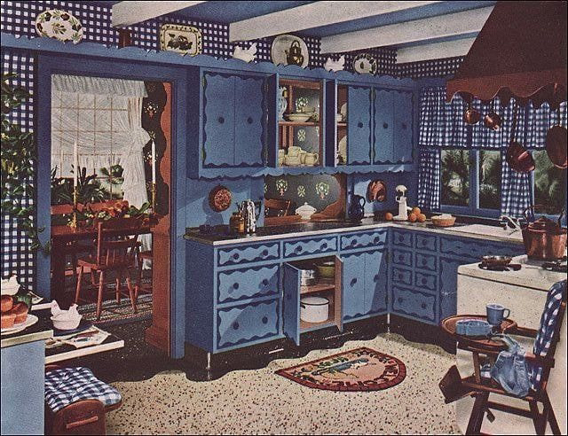 아늑한 분위기의 미국 레트로 인테리어 | 인스티즈