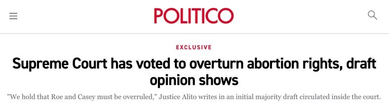 미국 연방대법원에서 낙태죄 부활시키려 하는 내부 문건 유출돼서 현재 난리난 미국.txt | 인스티즈