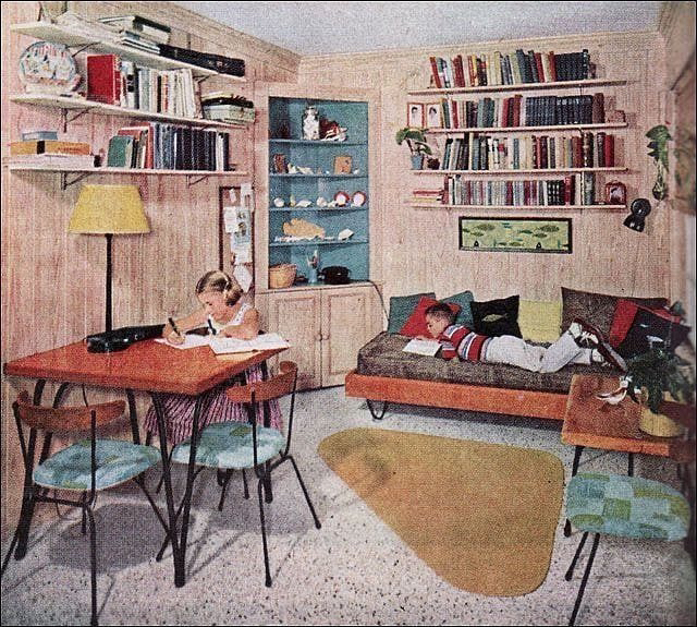 아늑한 분위기의 미국 레트로 인테리어 | 인스티즈