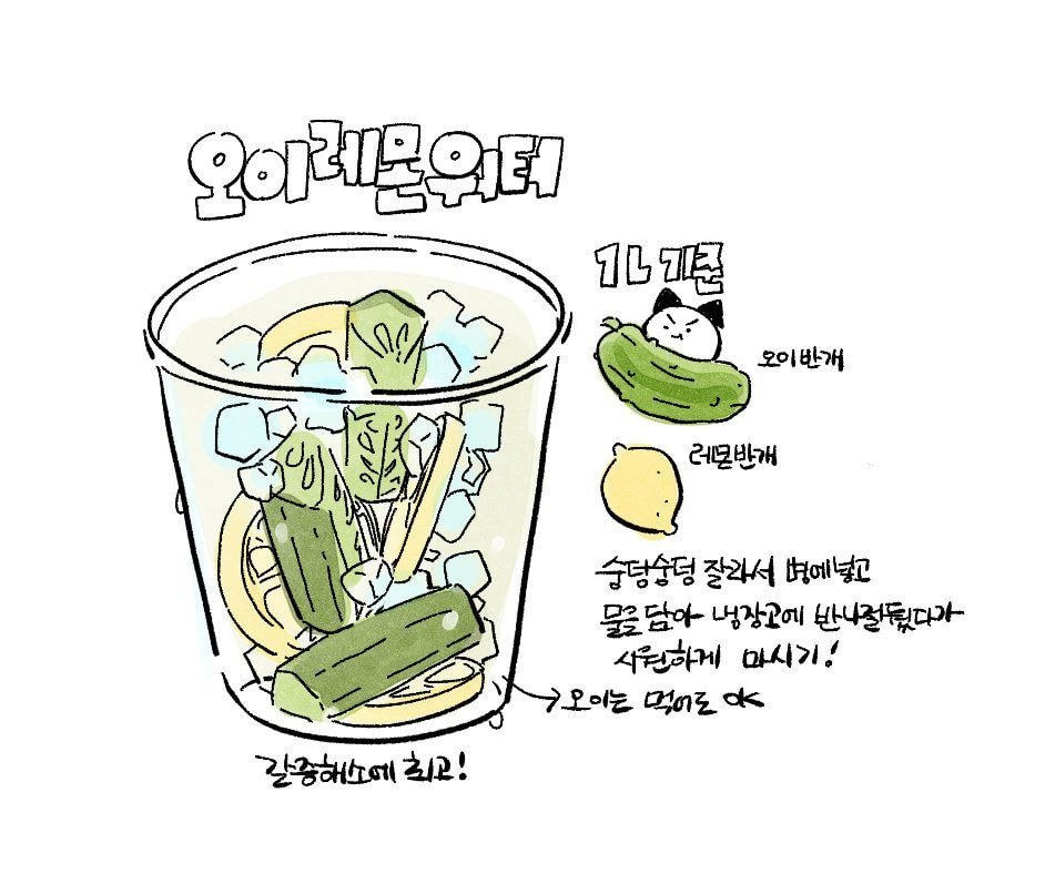 여름에 잔뜩 만들어 놓고 매일먹는 음료 레시피.twt | 인스티즈